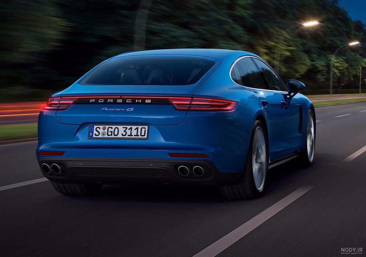  عکس پشت ماشین پورشه