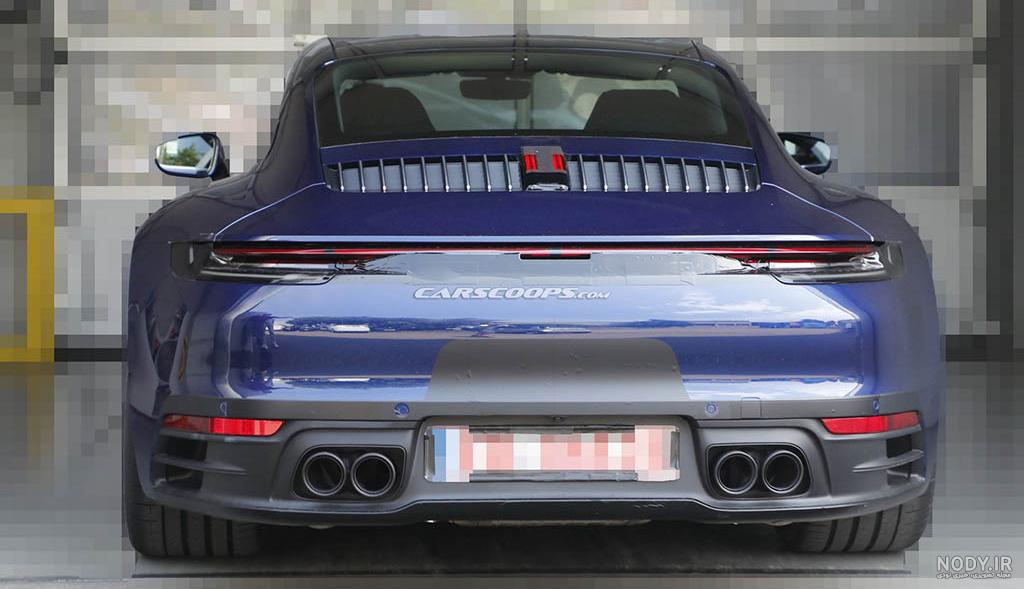 عکس پشت ماشین پورشه