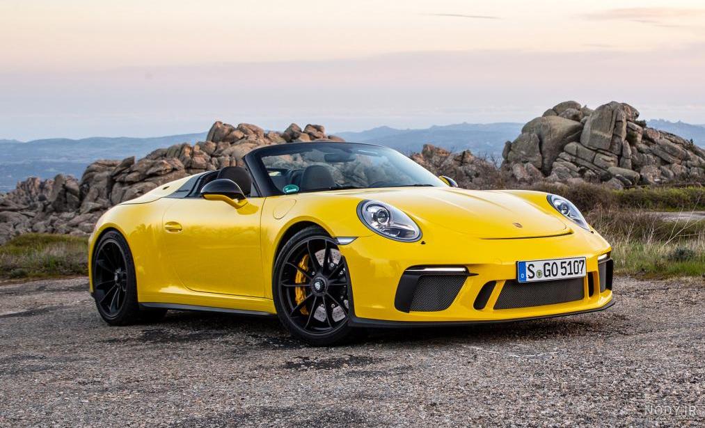  عکس پشت ماشین پورشه