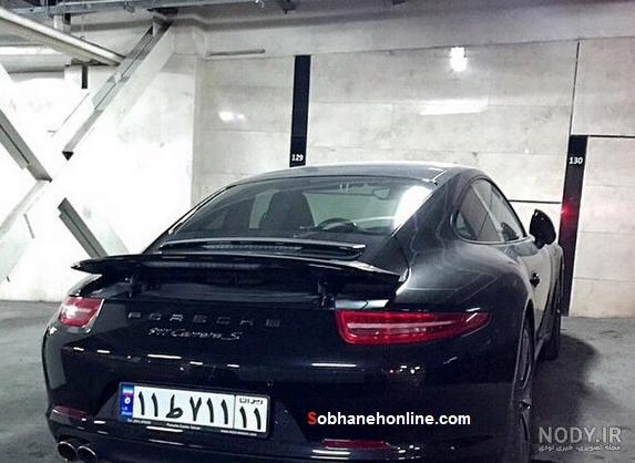  عکس پشت ماشین پورشه