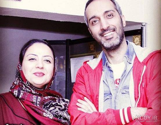 امیر مهدی ژوله و همسرش