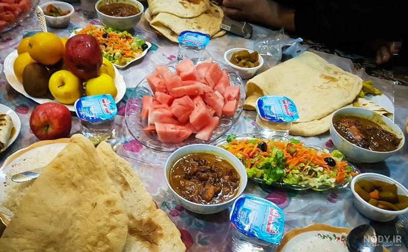 تزیین غذا و سالاد و ماست تزیین غذا و سالاد و ماست