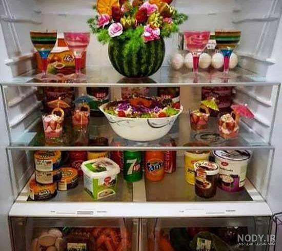 تزیین یخچال برای عروس تزیین یخچال برای عروس