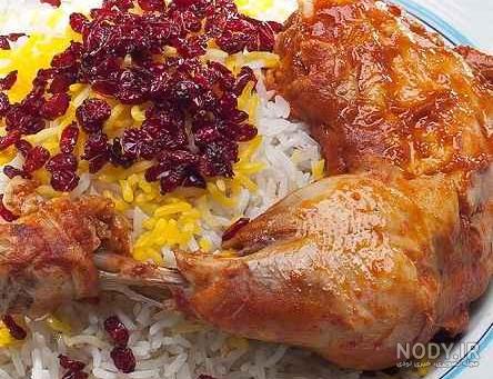 طرز تهیه زرشک پلو با مرغ ساده