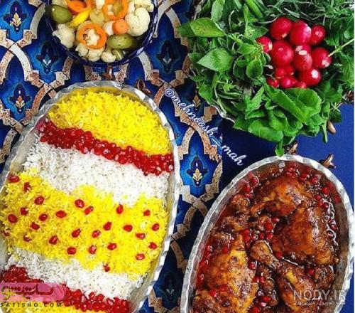 عکس از سفره رنگی عکس از سفره رنگی