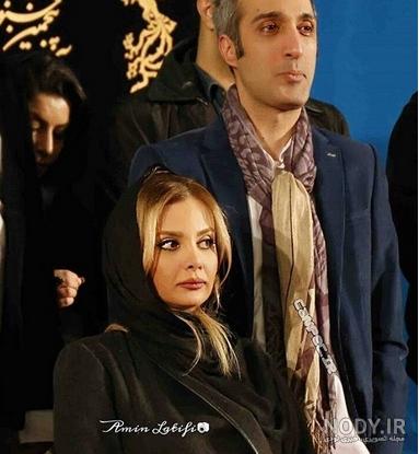 عکس امیر مهدی ژوله به همراه همسرش