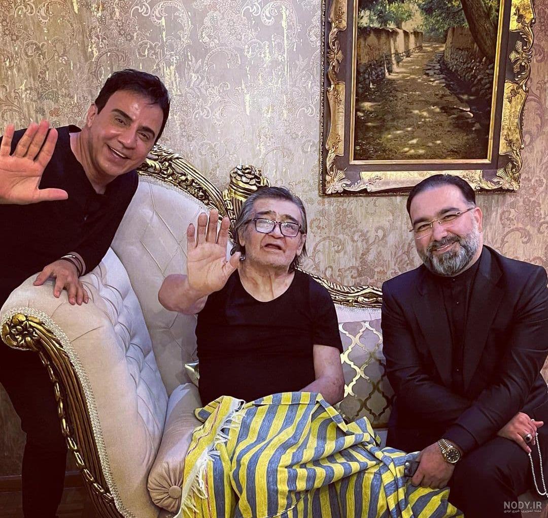 عکس رضا رویگری با عمو پورنگ