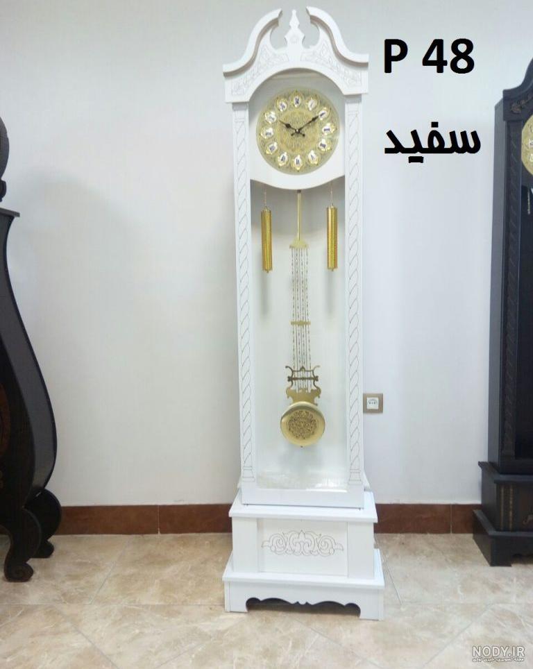عکس ساعت ایستاده سفید
