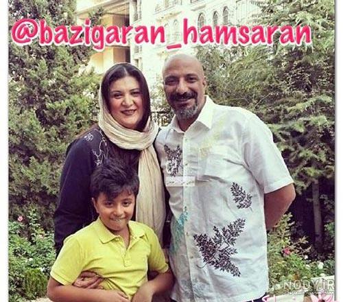 عکس علیرضا خمسه و همسر دومش