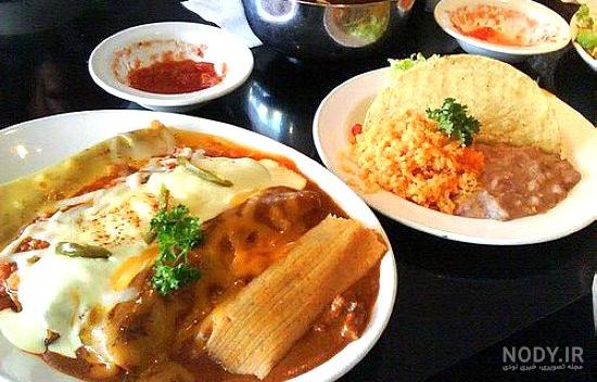 عکس غذای خانگی ساده