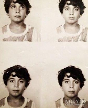 عکس کودکی سیامک انصاری