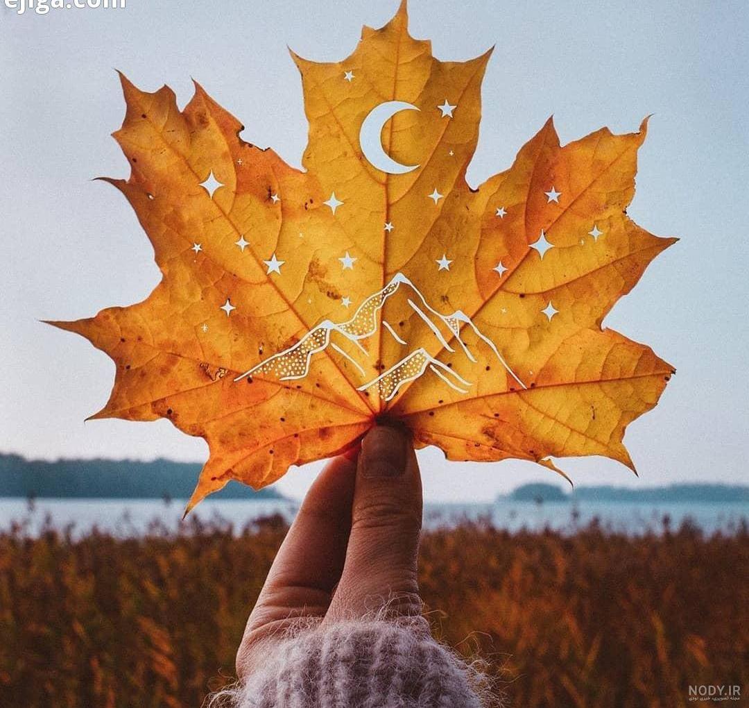 ژست عکس پاییزی در جنگل ژست عکس پاییزی در جنگل