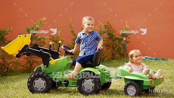عکس خمیر بازی بچه گانه