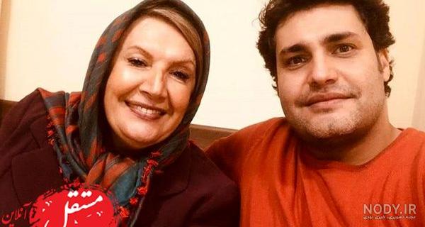 عکس شهین تسلیمی و پسرش