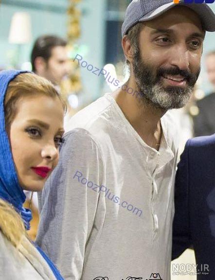 امیر مهدی ژوله و همسرش