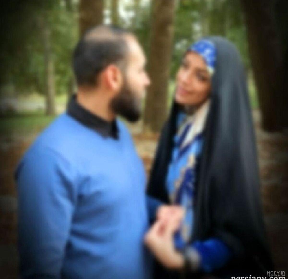 جدیدترین عکسهای الهام چرخنده و همسرش
