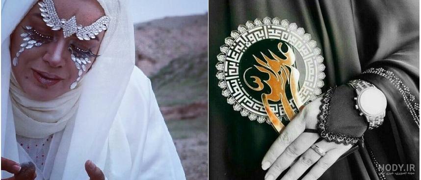 عکس الهام چرخنده بی حجاب
