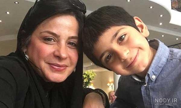 عکس بازیگر سیما تیرانداز با همسرش