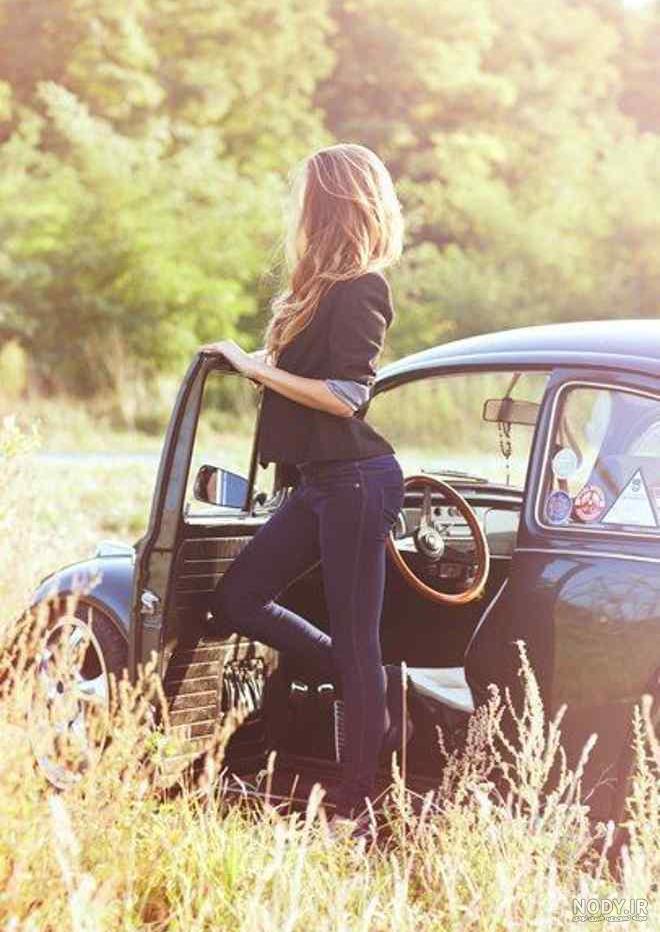 عکس دختر ماشین باز ایرانی