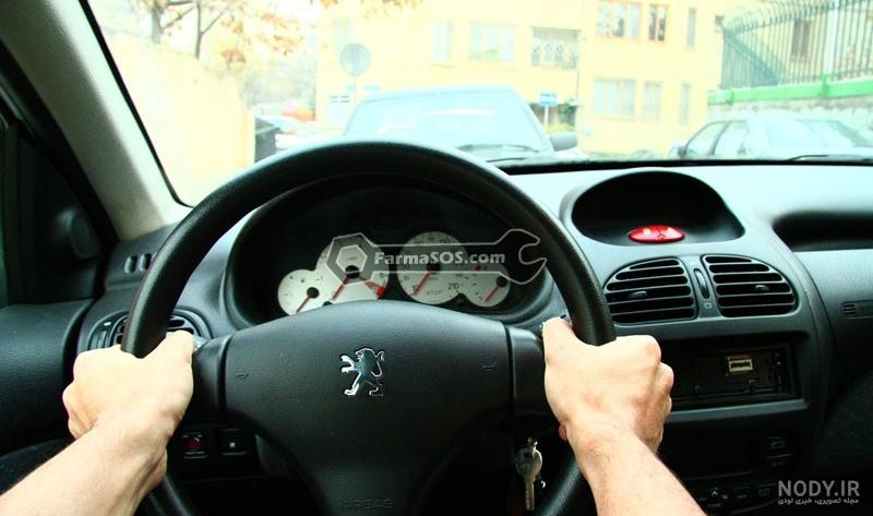 عکس دختر پشت فرمان ماشین