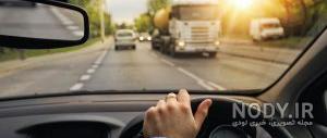 عکس دختر پشت فرمون پراید