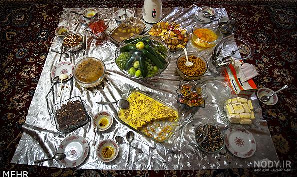 عکس سفره مشروب