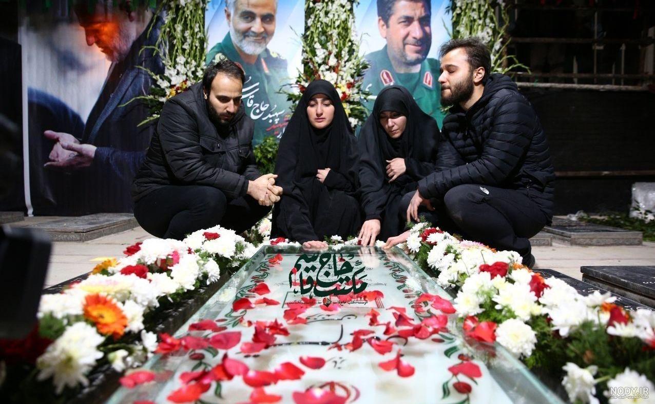 عکس سنگ قبر سردار سلیمانی جدید عکس سنگ قبر سردار سلیمانی جدید
