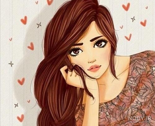 عکس نقاشی فانتزی دختر و پسر