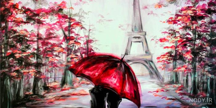 عکس پاریس واقعی در شب
