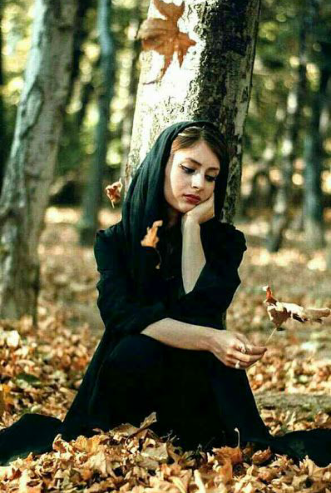 عکس پاییز غمگین