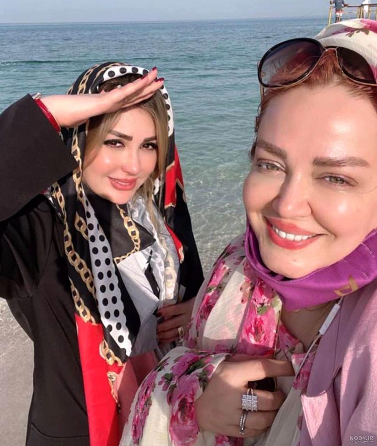 بهاره رهنما و نیوشا ضیغمی در کیش