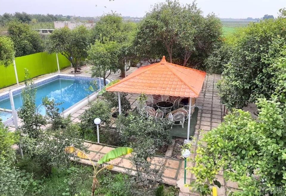 عکس از محوطه سازی ویلا