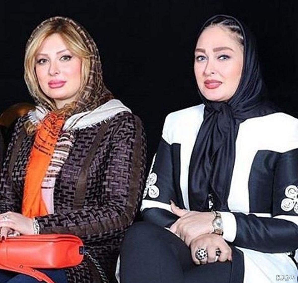 عکس الهام حمیدی با نیوشا ضیغمی
