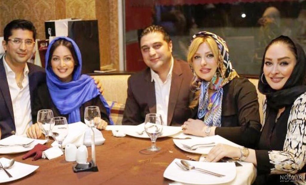 عکس الهام حمیدی و پسرش