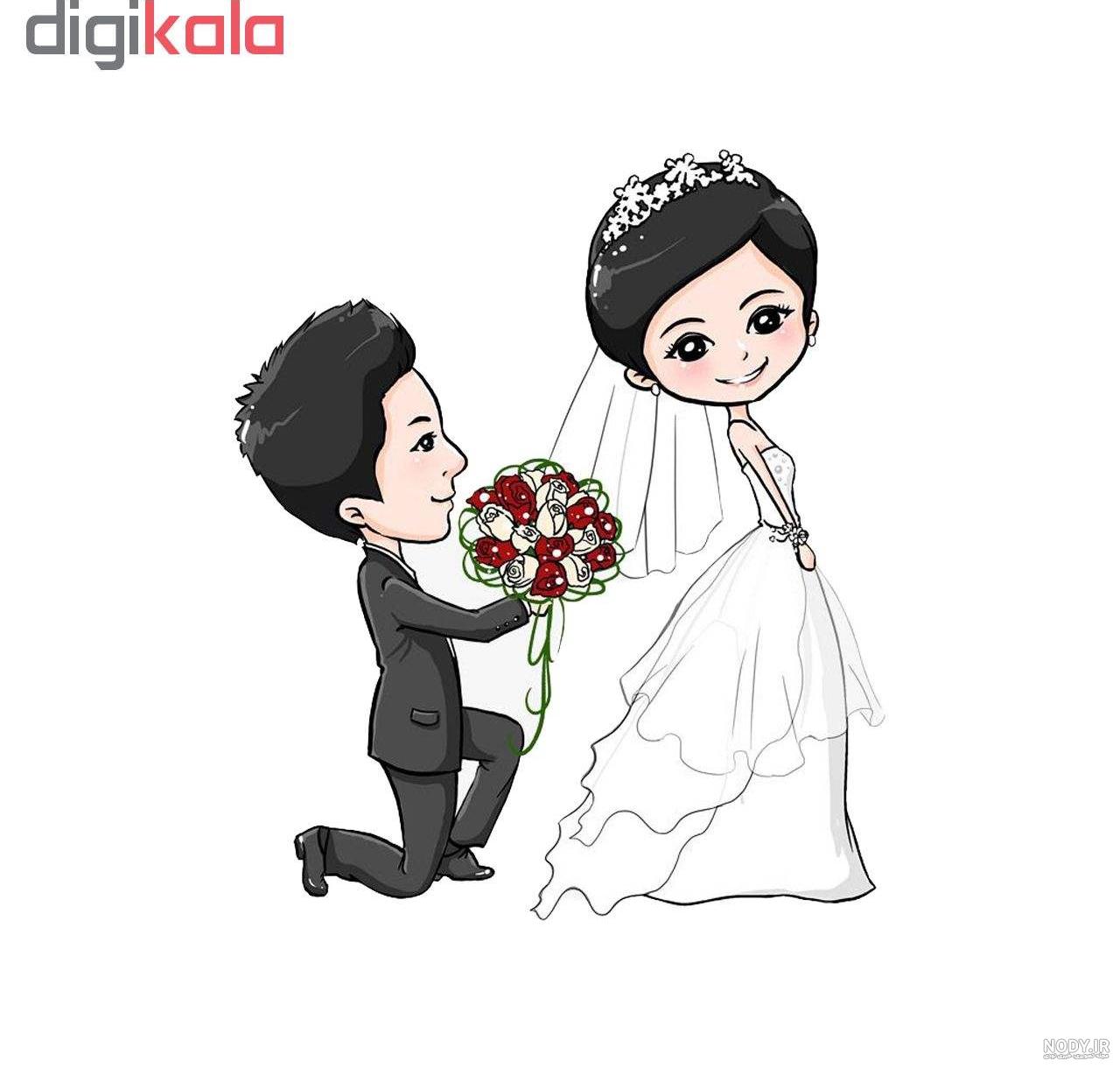 عکس عروس و داماد در تالار