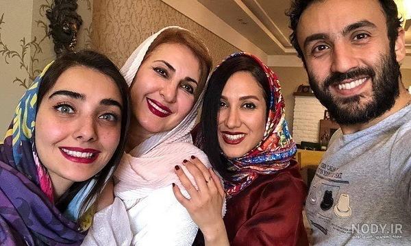 عکس فاطمه گودرزی با خانوادش