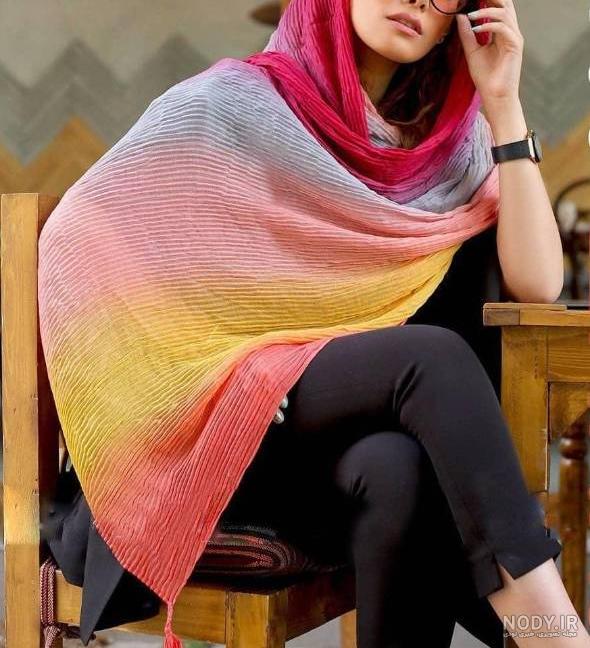 عکس مدل های شال و روسری عکس مدل های شال و روسری