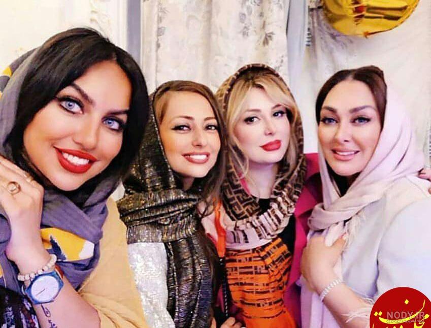 عکس نیوشا ضیغمی و خواهرش