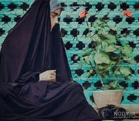 عکس پروفایل چادری غمگین