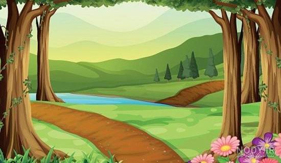 فیلم نقاشی جنگل