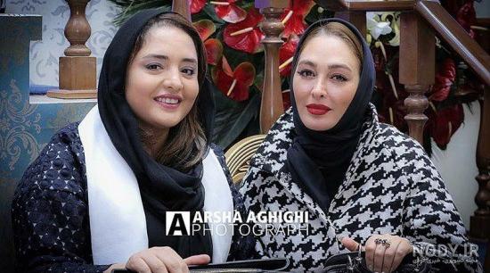 نیوشا ضیغمی در دورهمی بارداری