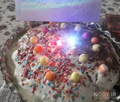 کیک تولد مردانه بدون فوندانت