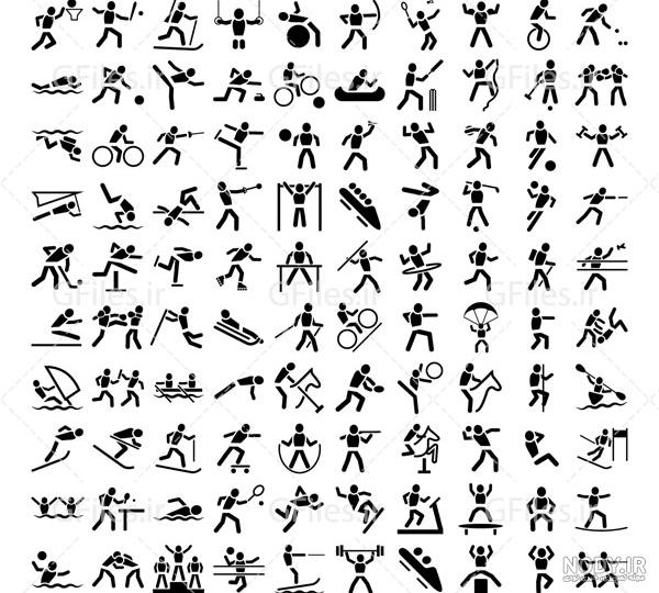 دانلود تصاویر وکتور ورزشی
