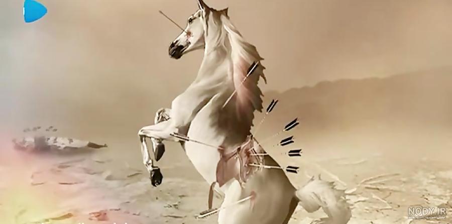 دانلود عکس امام حسین سوار بر اسب