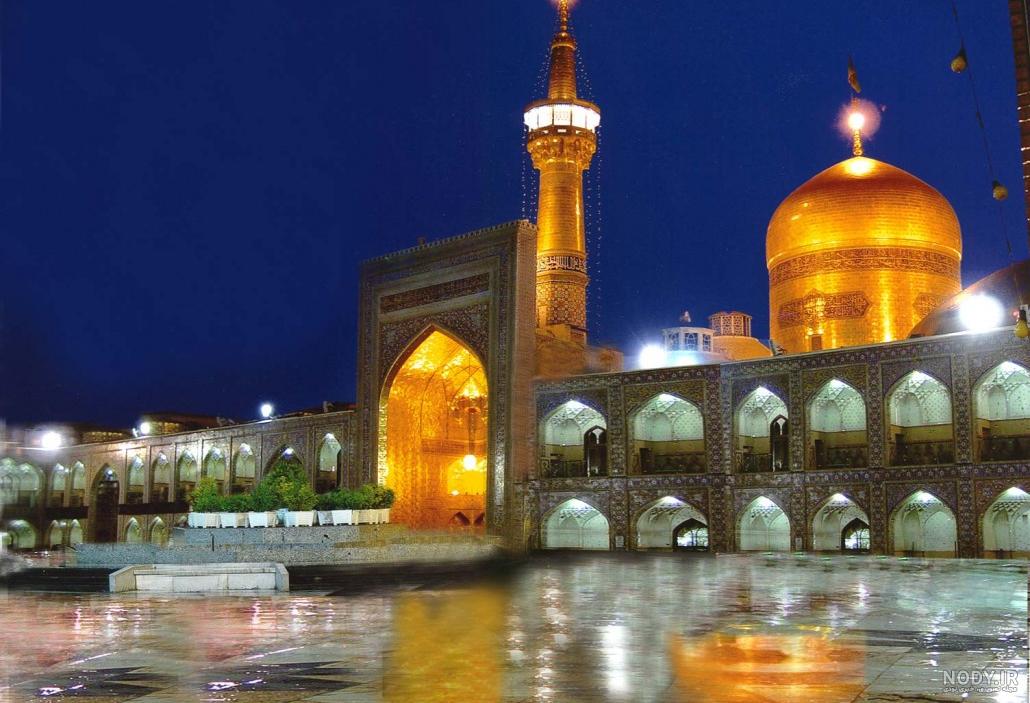 عکس حرم امام رضا از بالا