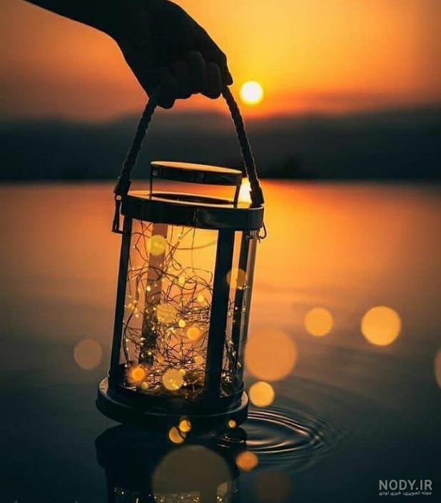 عکس غروب دونفره