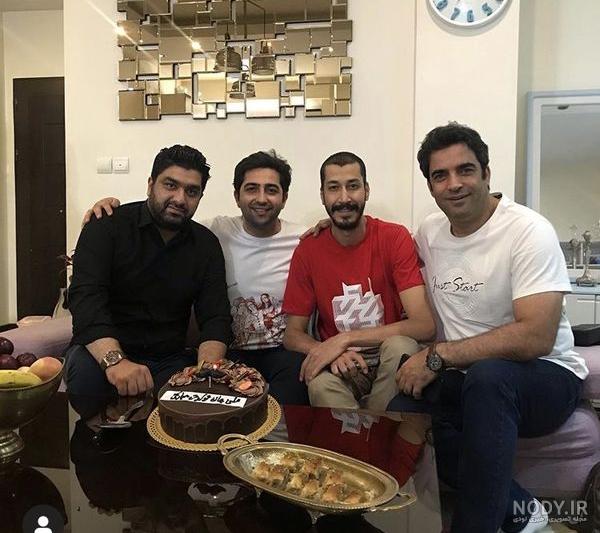 عکس کیک تولد بهرام افشاری