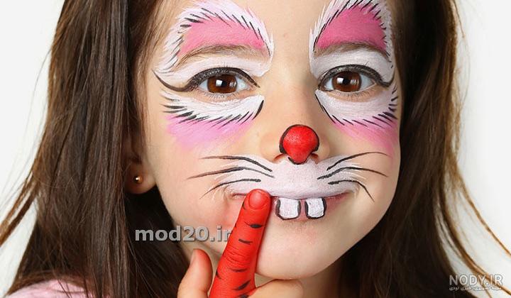 نقاشی روی صورت گربه