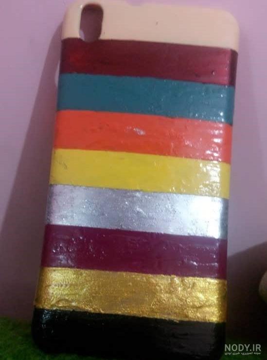 نقاشی روی قاب گوشی با رنگ اکریلیک نقاشی روی قاب گوشی با رنگ اکریلیک