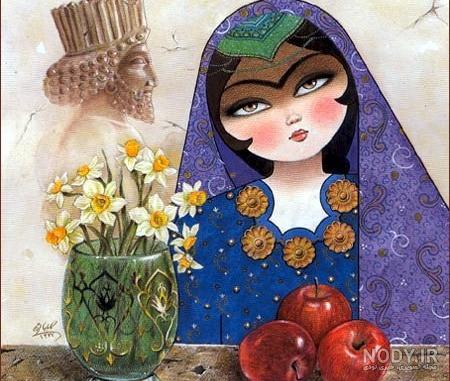 نقاشی شب یلدا برای کلاس پنجم نقاشی شب یلدا برای کلاس پنجم